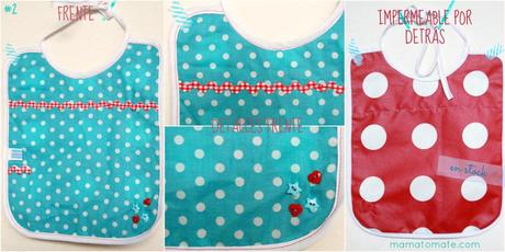 Baberos handmade -hechos a mano e impermeables Baberos handmade -hechos a mano e impermeables