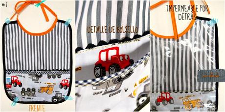 Baberos handmade -hechos a mano e impermeables Baberos handmade -hechos a mano e impermeables