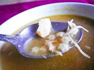 sopa de pollo con verduras