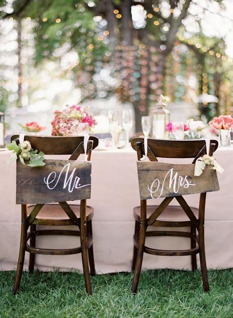 Es Tendencia: las sillas de novios personalizadas en banquetes