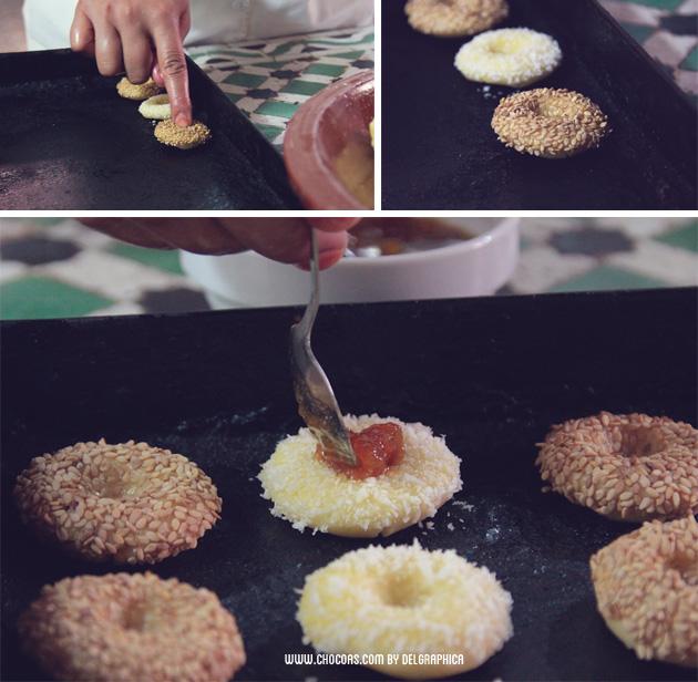 galletas de coco y sésamo - repostería árabe