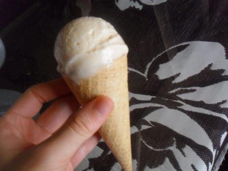 Helado de queso y galletas chiquitillos coral