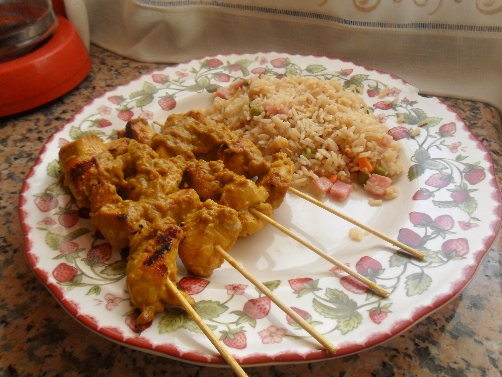 Pollo satay