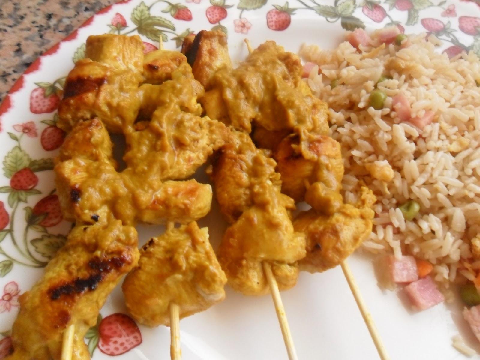 Pollo satay
