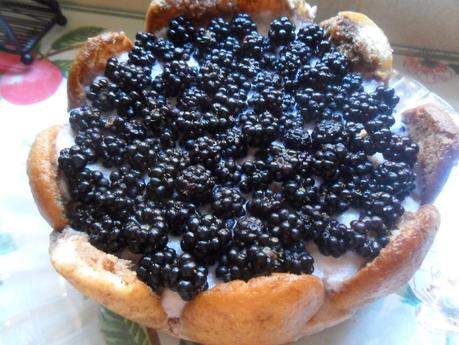 Chalota de helado de yogur y moras y viaje a Portugal