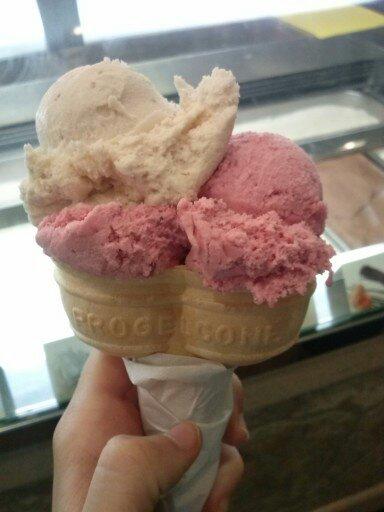 Chalota de helado de yogur y moras y viaje a Portugal