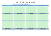 MATERIAL DEL ENTRENADOR, HOY,  HOJA DE REGISTRO DE DATOS