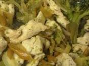 Receta: Pollo brócoli salsa soja