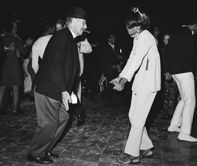 Groucho Marx y Diana Ross