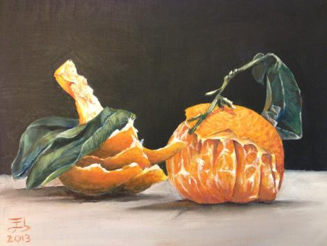 Vanitas de naranja / Vanitas in orange