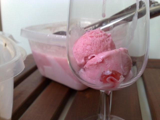 helado de cerezas al maraschino...segunda entrega!!