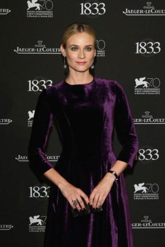 Diane Kruger, de Alberta Ferretti, deslumbra en Venecia