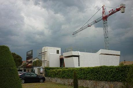 A-cero Projects NUEVAS IMÁGENES DE OBRA DE LA VIVIENDA UNIFAMILIAR DISEÑADA POR A-CERO EN EL N.E. DE MADRID