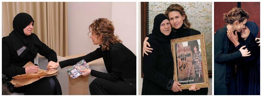 Asma Al-Assad por minusválidos o víctimas de Bashar?