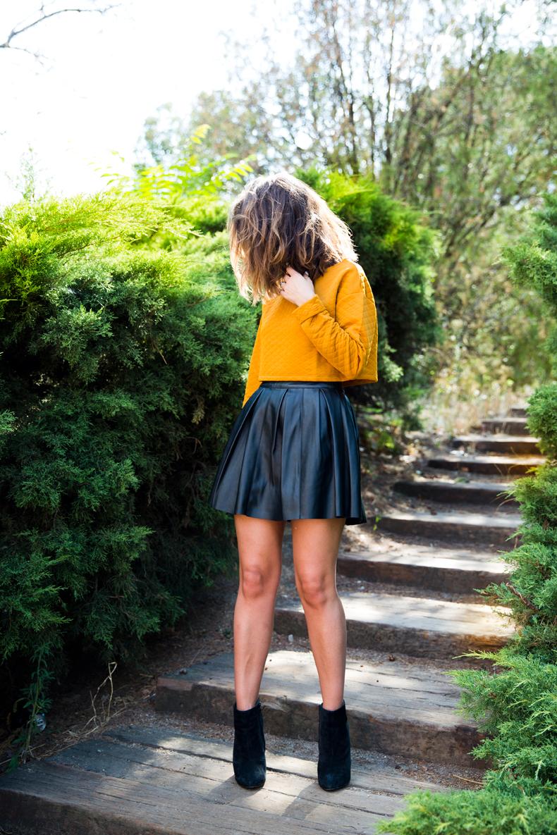 Mustard Cropped Top