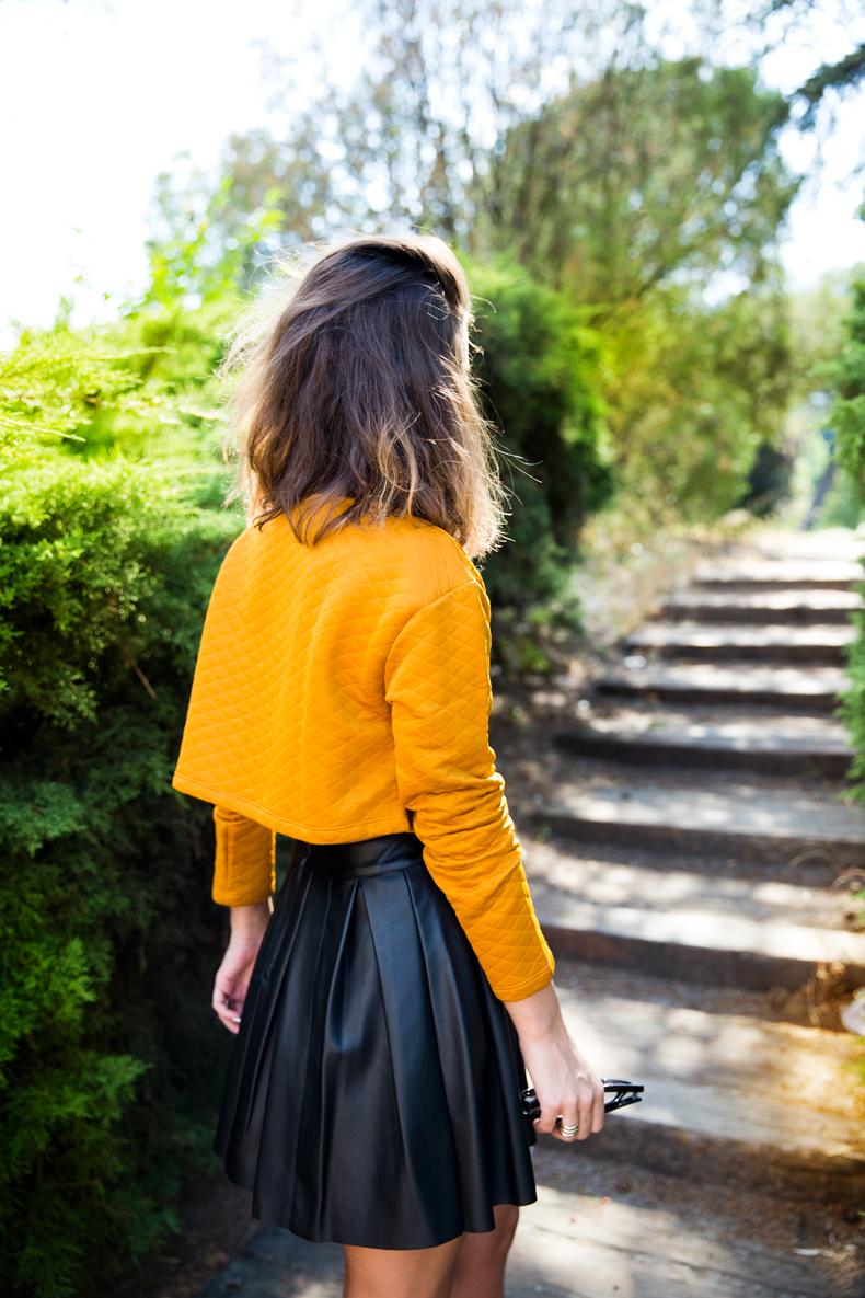 Mustard Cropped Top