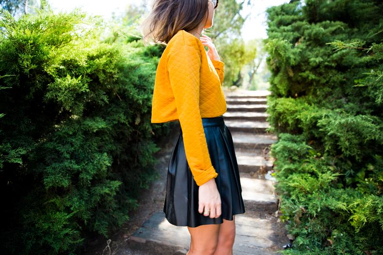 Mustard Cropped Top