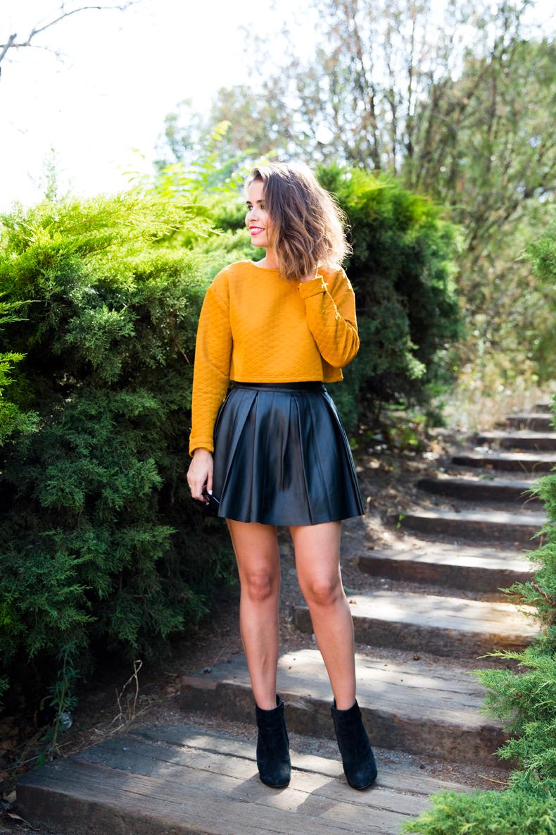 Mustard Cropped Top