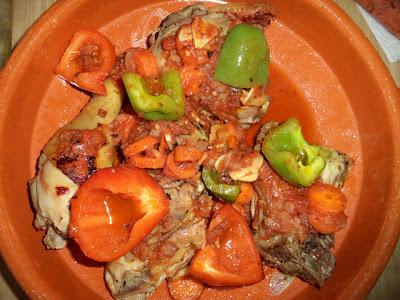 Cazuela de Gallo al Horno Cazuela de Gallo al Horno