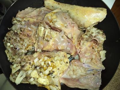 Cazuela de Gallo al Horno Cazuela de Gallo al Horno
