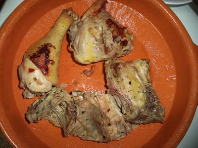 Cazuela de Gallo al Horno Cazuela de Gallo al Horno