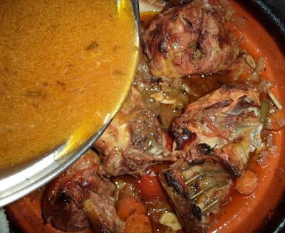 Cazuela de Gallo al Horno