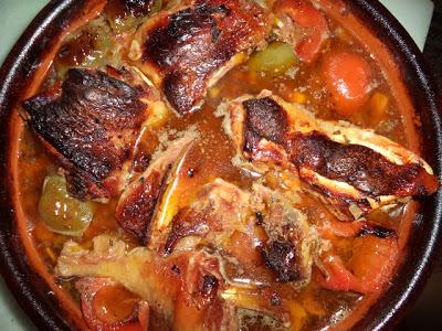 Cazuela de Gallo al Horno Cazuela de Gallo al Horno