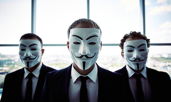 Anonymous businessmen