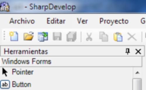 pantalla sharpdevelop