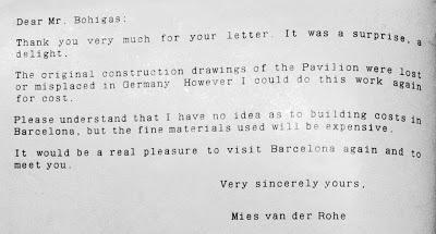 Mies & Barcelona