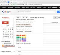 Blogger y Google Calendar