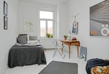 estilo nórdico decoración decoración nórdica escandinava sueca decoración en blanco decoración Dúplex con planta superior diáfana decoración diseño lofts y áticos decoración diseño dúplex decoración con textiles decoración con accesorios de color blog estilo nórdico 