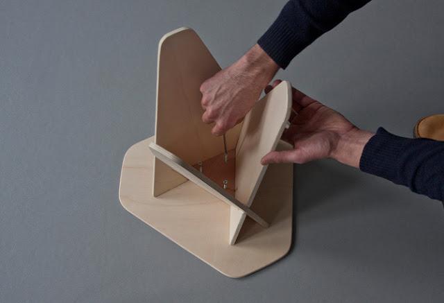 WEDGE TABLE BY ANDREAS KOWALEWSKI