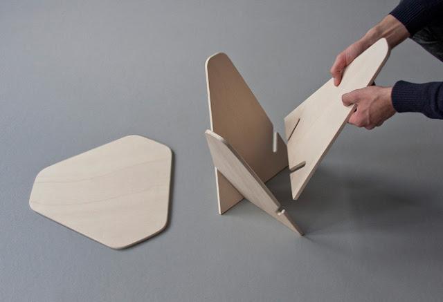 WEDGE TABLE BY ANDREAS KOWALEWSKI