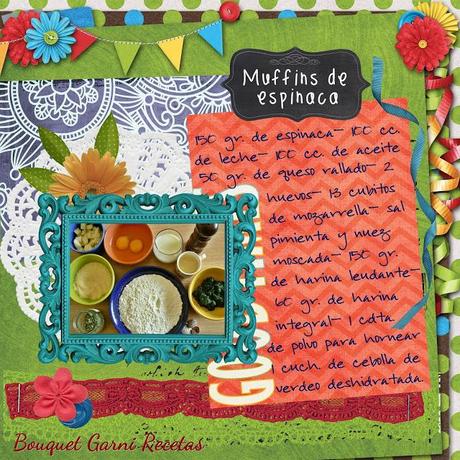 Muffins de espinaca