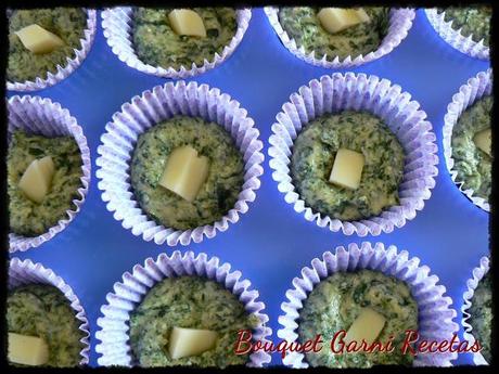 Muffins de espinaca