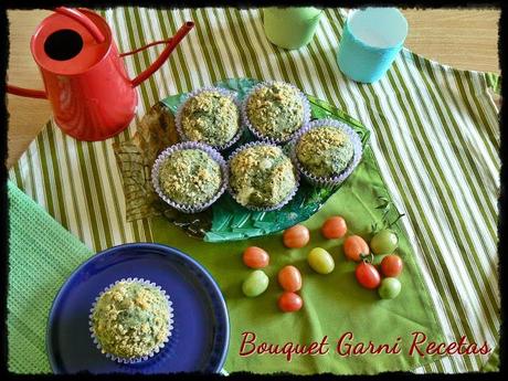Muffins de espinaca