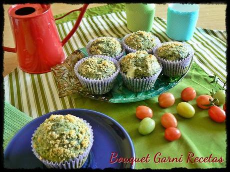 Muffins de espinaca