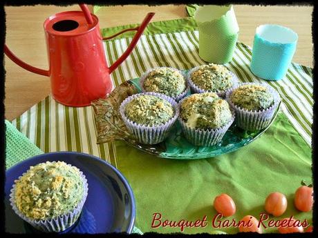 Muffins de espinaca