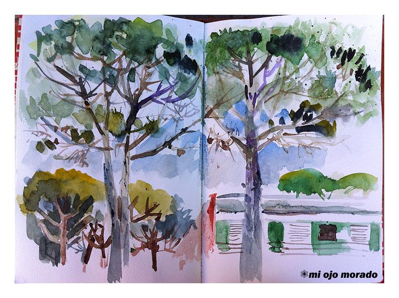 Plein air por Cerdeña