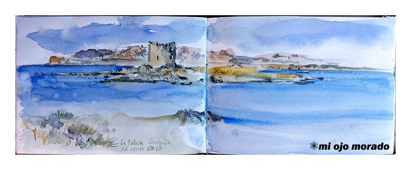 Plein air por Cerdeña