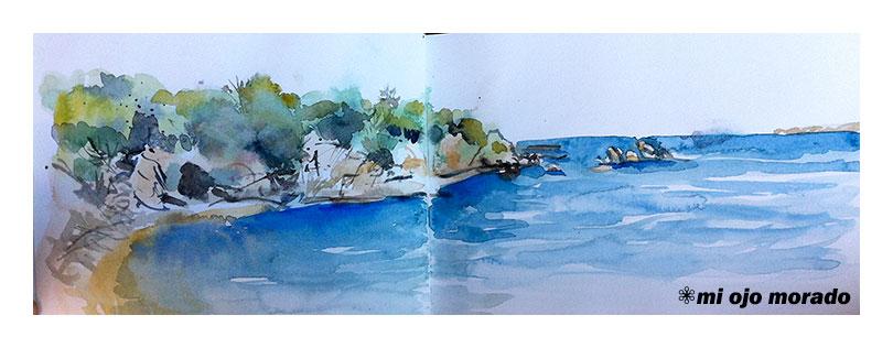 Plein air por Cerdeña