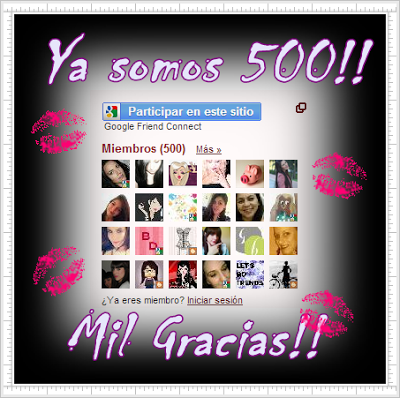 #SORTEO# ¡¡¡500 seguidores + 80.000 visitas!!!