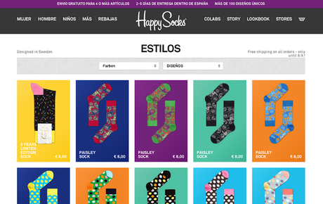 Review calcetines HappySocks con SORTEO incluido.