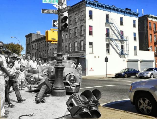 Nueva York, los mismos sitios antes y ahora