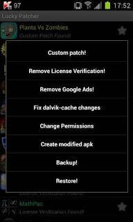 Lucky Patcher v 3.5.6  APK, Removedor de Licencias