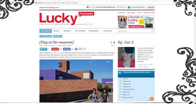 Lucebuona + Lucky Magazine 