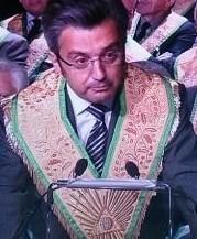 Daniel Keller ante los representantes de las obediencias amigas, francesas y extranjeras