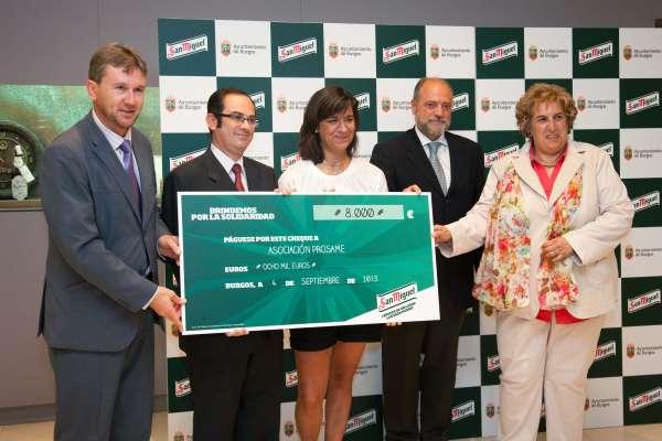 Prosame recibe 8.000 euros del concurso 'San Miguel y Burgos Solidarios' para ayudar a personas con discapacidad