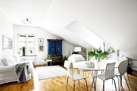 Las buhardillas tienen espacio para todo. Una decoracion urbana y funcional Las buhardillas tienen espacio para todo. Una decoracion urbana y funcional